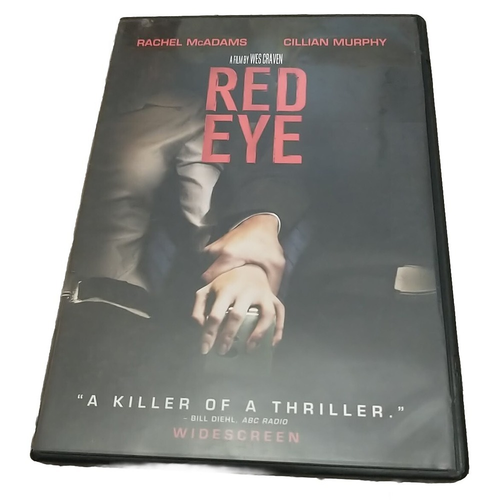 Red Eye DVD 2005 Wes Craven Rachel McAdams Cillian Murphy Widescreen PG-13